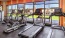 a gym with exercise equipment